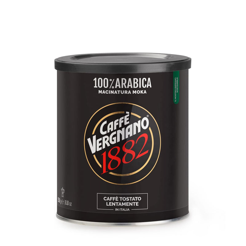 Caffe Vergnano 100% Arabica Moka Ground Coffee (250 gm)