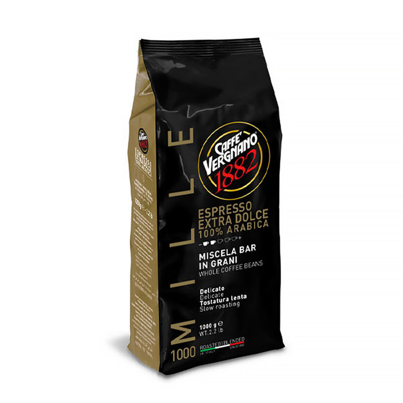 Caffe Vergnano Espresso Extra DOLCE 1000 MILLE Coffee Beans (1 Kg)