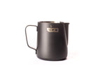 Edo Barista Black Stainless Steel Milk Pitcher - 350 ml/12 oz