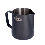 Edo Barista Black Stainless Steel Milk Pitcher - 350 ml/12 oz