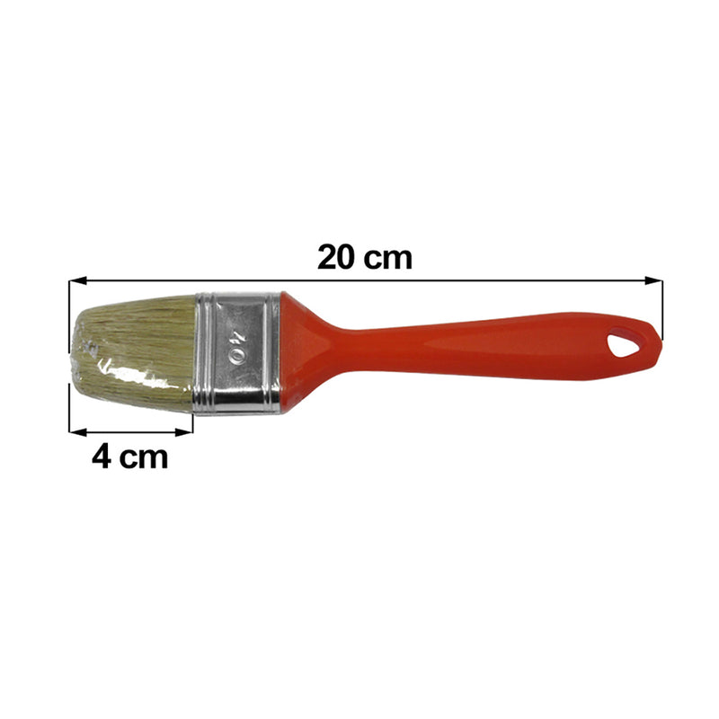 Cleaner Brush , Blonde bristles L50mm Red handle