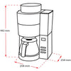 Melitta AromaFresh Filter Coffee Machine with Grinder