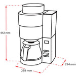Melitta AromaFresh Filter Coffee Machine with Grinder