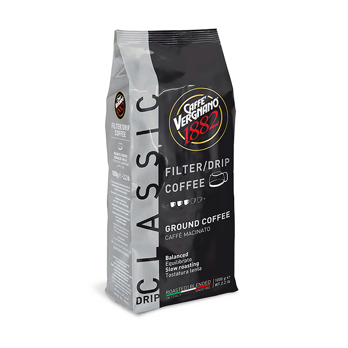 Caffe Vergnano Classic Ground Drip/Filter Coffee (1 Kg) STREE F&B