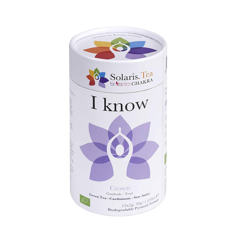 Solaris I Know – Crown Chakra Organic Teabags x15