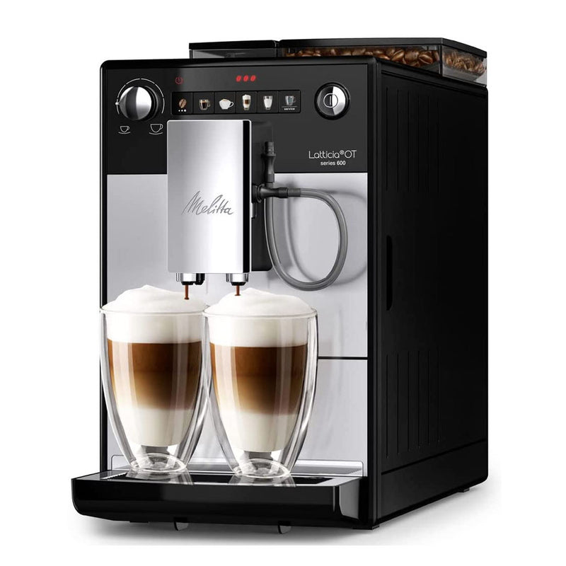 Melitta LATTICIA OT Automatic Coffee Machine with Integrated Grinder & Milk Frother Steamer