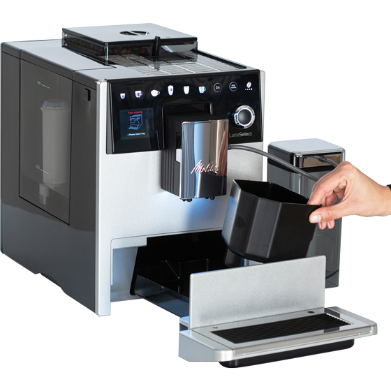 Melitta LATTE SELECT Automatic Coffee Machine with Integrated Grinder & Milk System