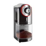 Melitta MOLINO Electric Coffee Grinder, Grinding Disc, 2-14 cups, 17 Settings, 200g Beans Container