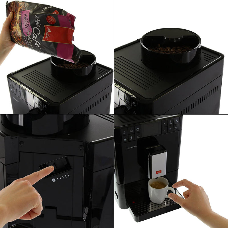 Melitta PASSIONE OT Automatic Coffee Machine with Integrated Grinder & Milk System