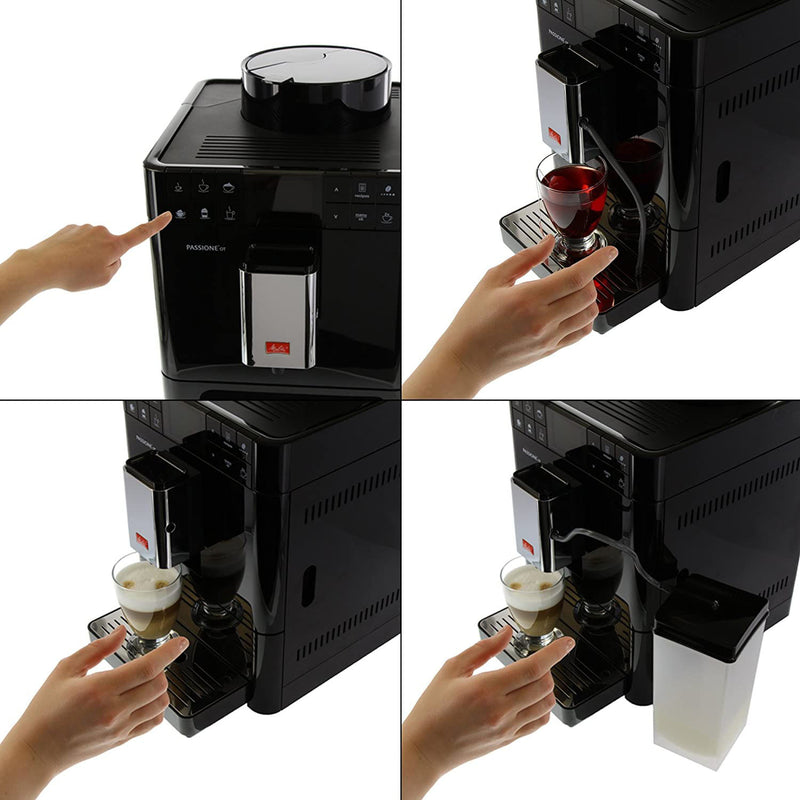Melitta PASSIONE OT Automatic Coffee Machine with Integrated Grinder & Milk System