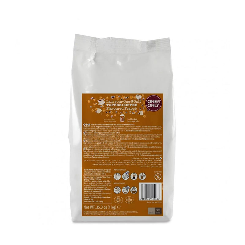 One & Only Toffee Coffee Frappe 1Kg