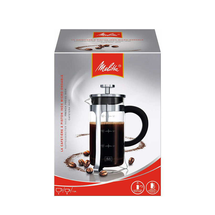 Melitta French Press Coffee Maker Premium STREE F B